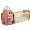 BabyMax™ Diaper Bag w/ Foldable Baby Crib